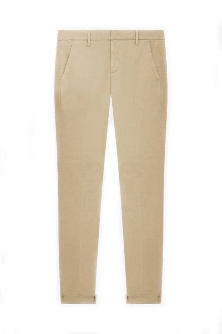 Dondup Beige Cuffed Chino Trousers
