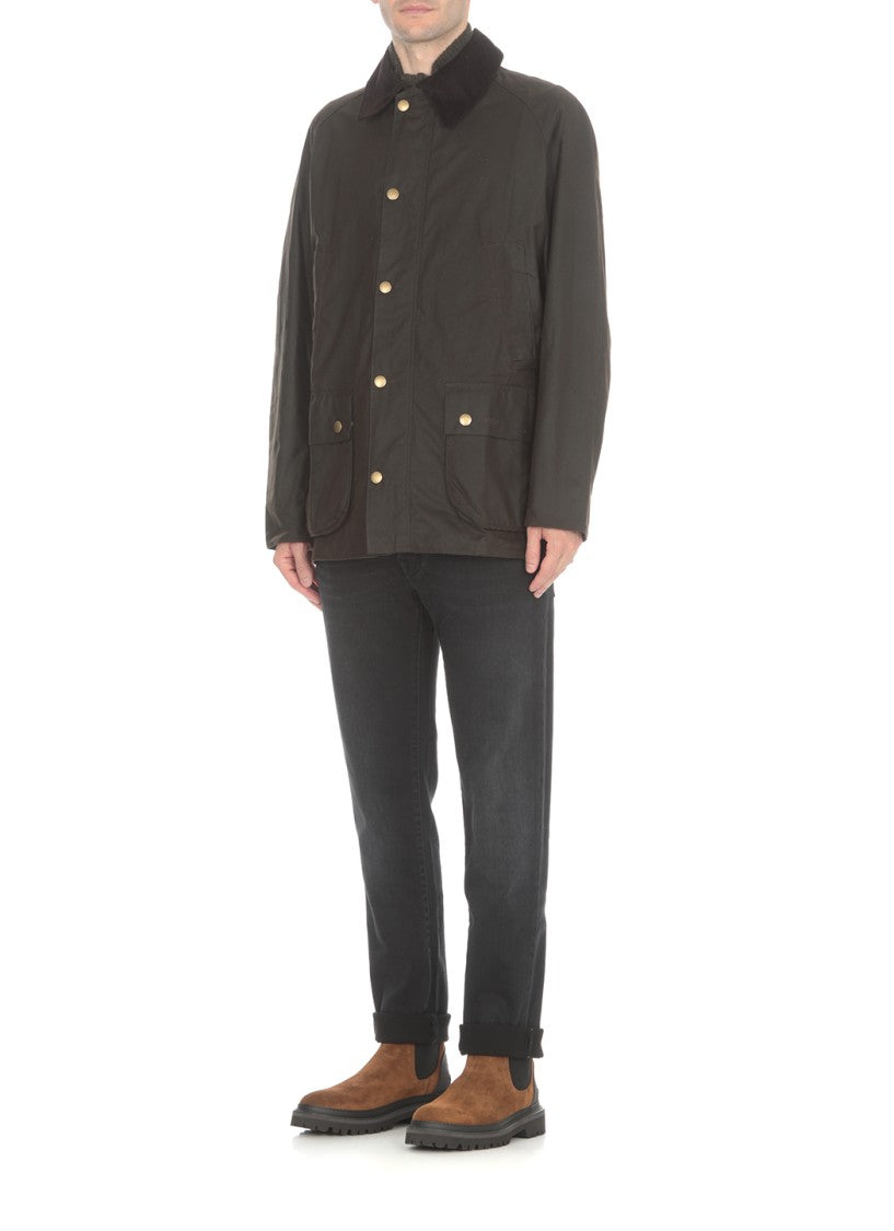 Barbour Green Waxed Cotton Jacket