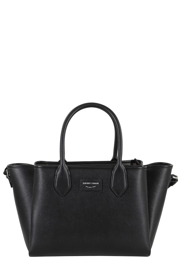 Emporio Armani Structured Triple Compartment Shopping Bag
