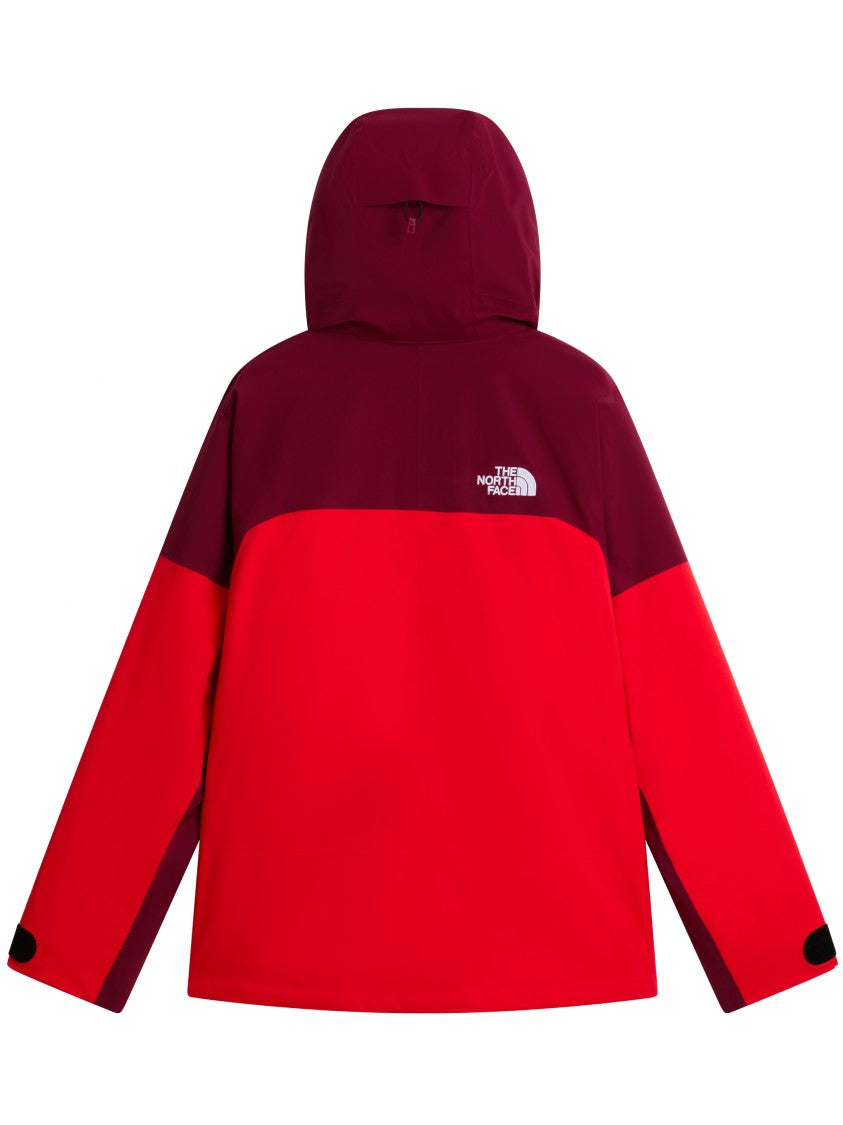 The North Face Two-Tone Casual Jacket With Hood And Zippered Pockets