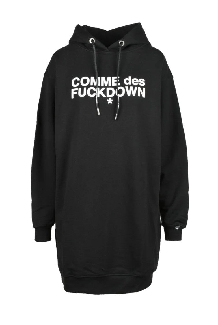 Comme Des Fuckdown* Black Cotton Sweatshirt
