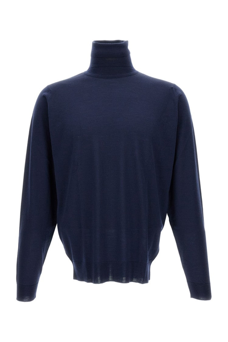 John Smedley Merino Wool Turtleneck Sweater