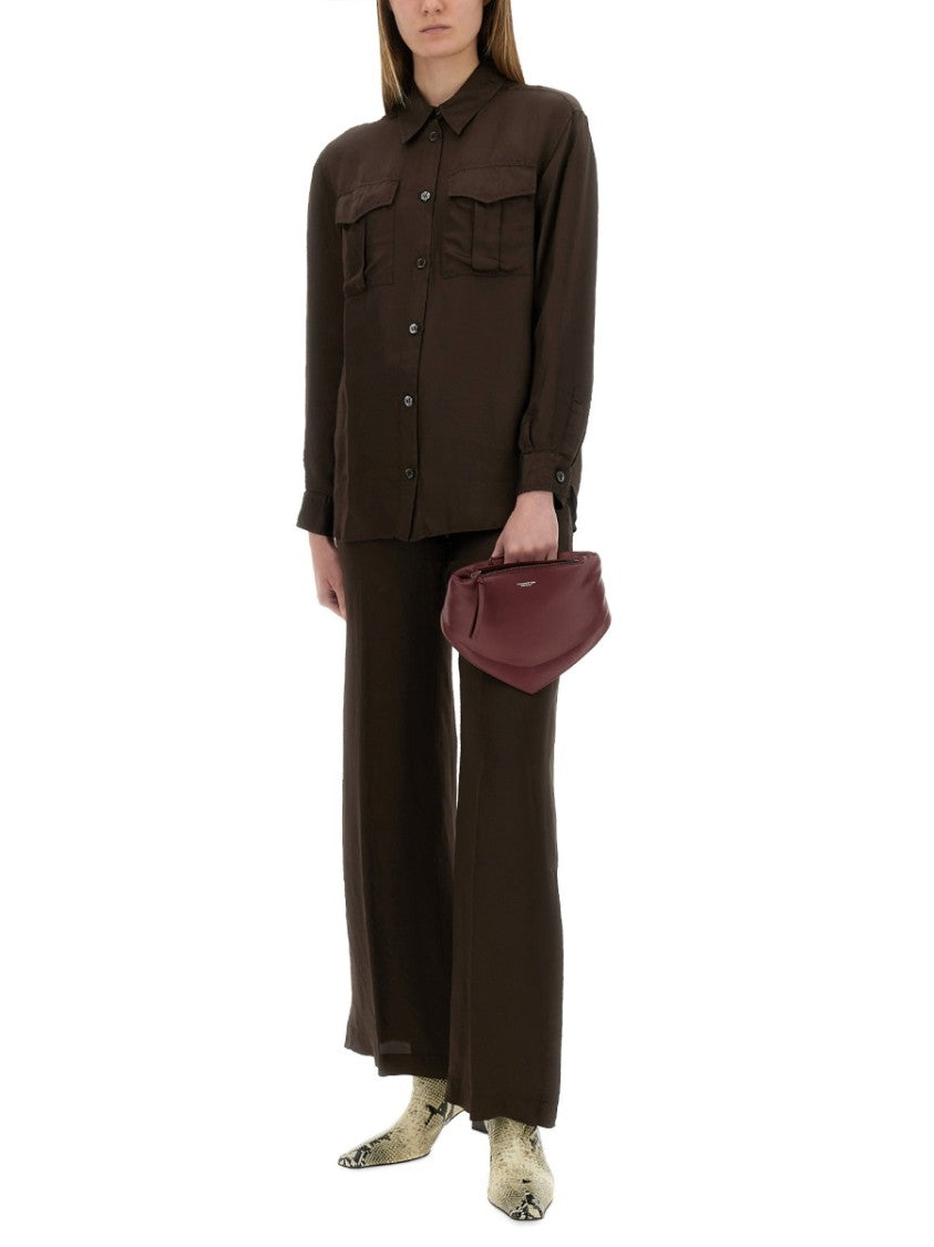 Aspesi Wide-Leg Viscose Pants