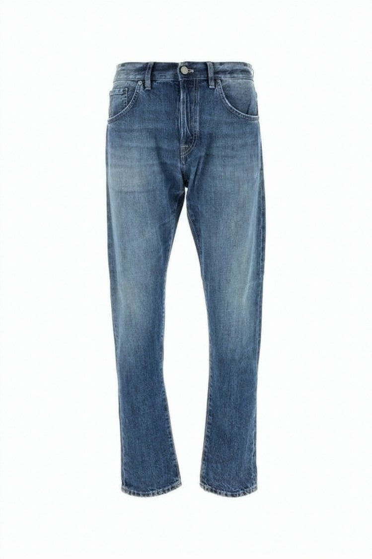 Pt Torino Mid-Rise Straight-Leg Denim Pants With Classic Five-Pocket Design