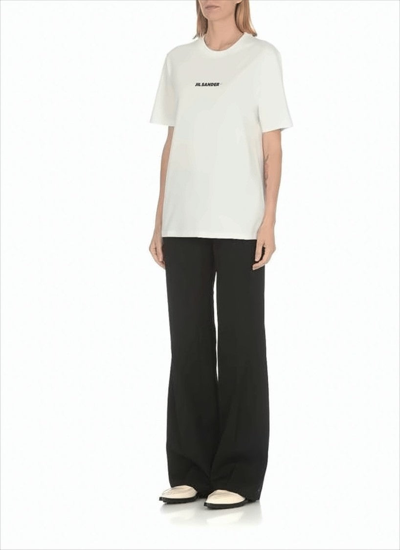 Jil Sander Short-Sleeve T-Shirt With Centered Logo Detail