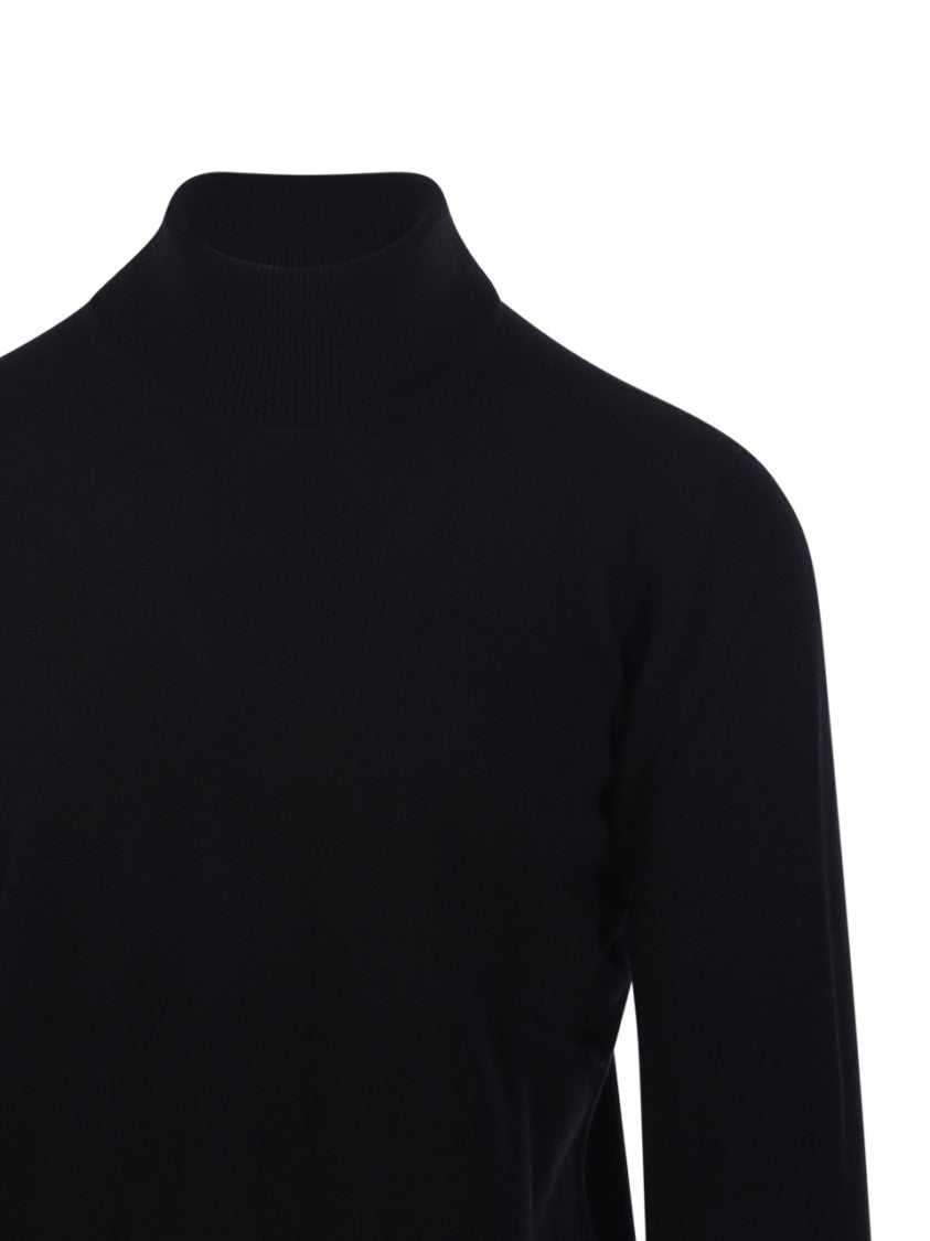 Altea Black Turtleneck Sweater Crafted