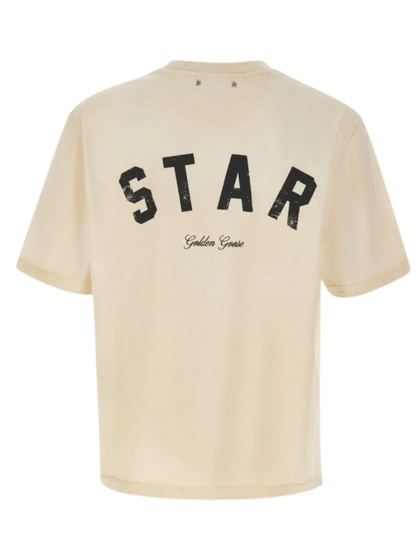 Golden Goose Boxy-Cut Distressed Star T-Shirt