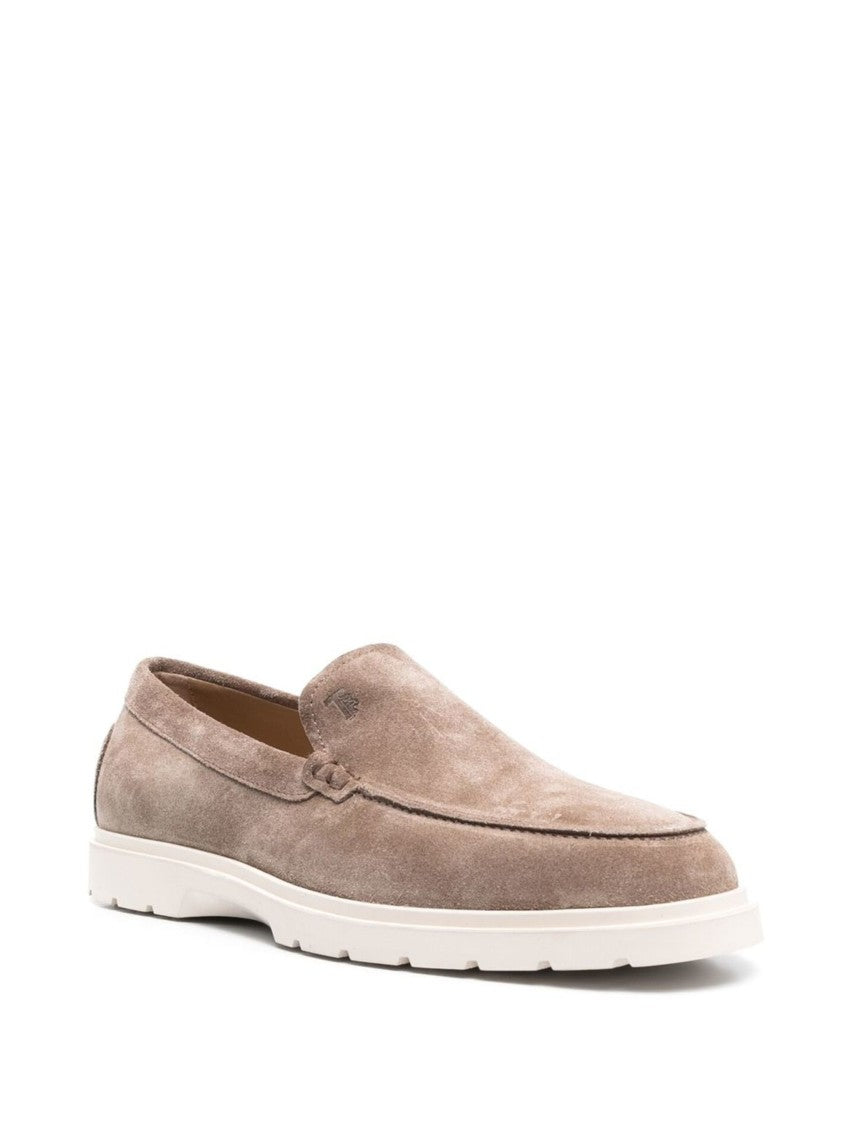 Tod's Moccasin Slipper Refined Suede Loafers