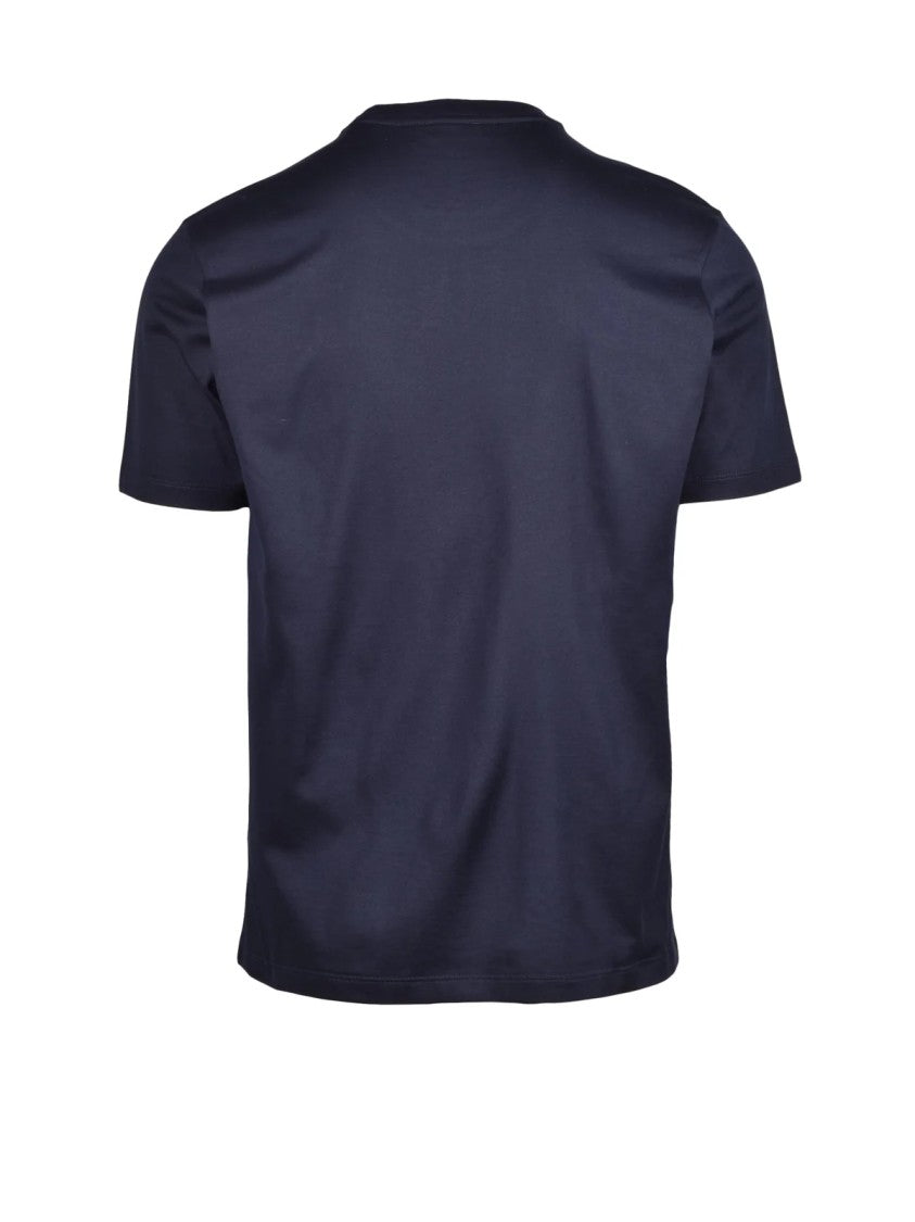 Paul & Shark Classic Blue T-Shirt With Gold Detailing
