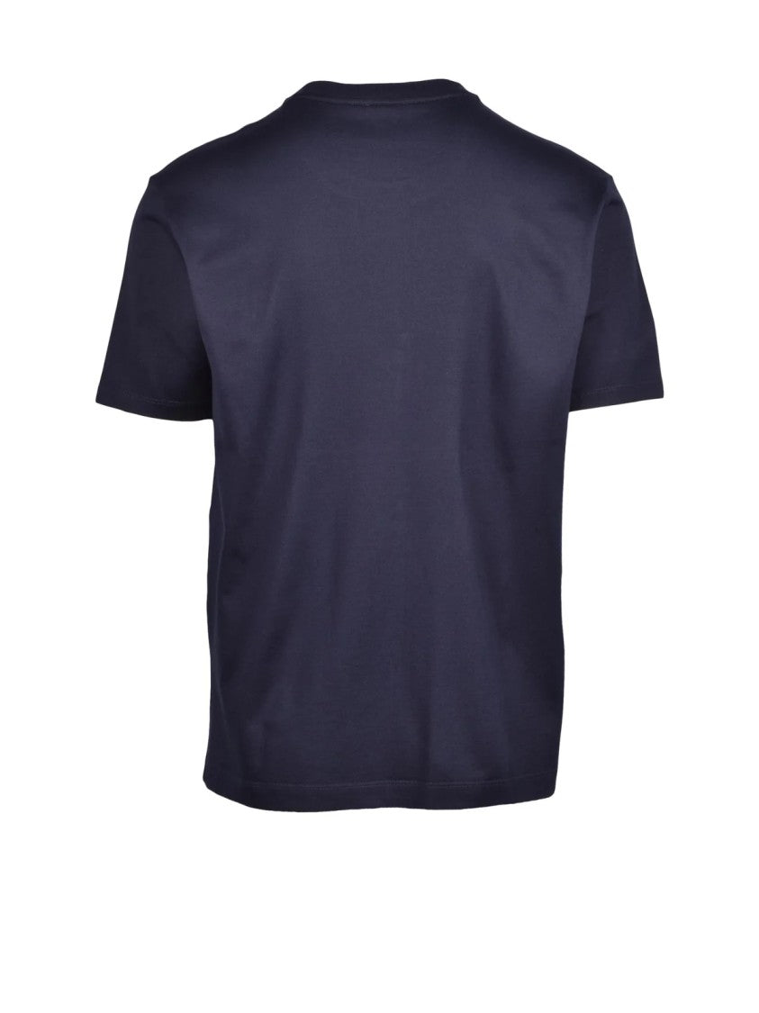 Paul & Shark Blue Gold Shark Cotton T-Shirt