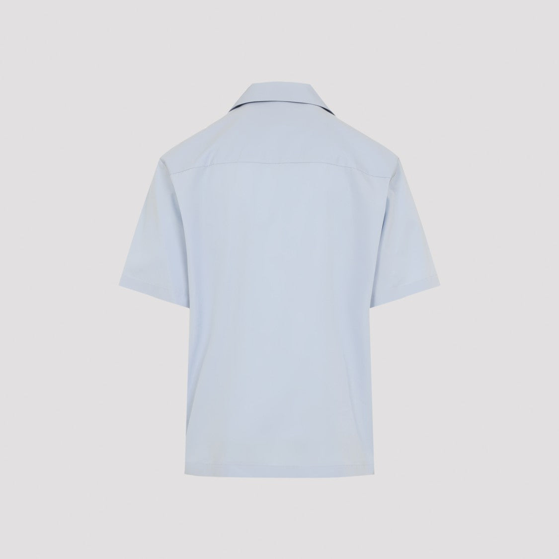 Jil Sander Short-Sleeved Cotton Shirt With Classic Collar
