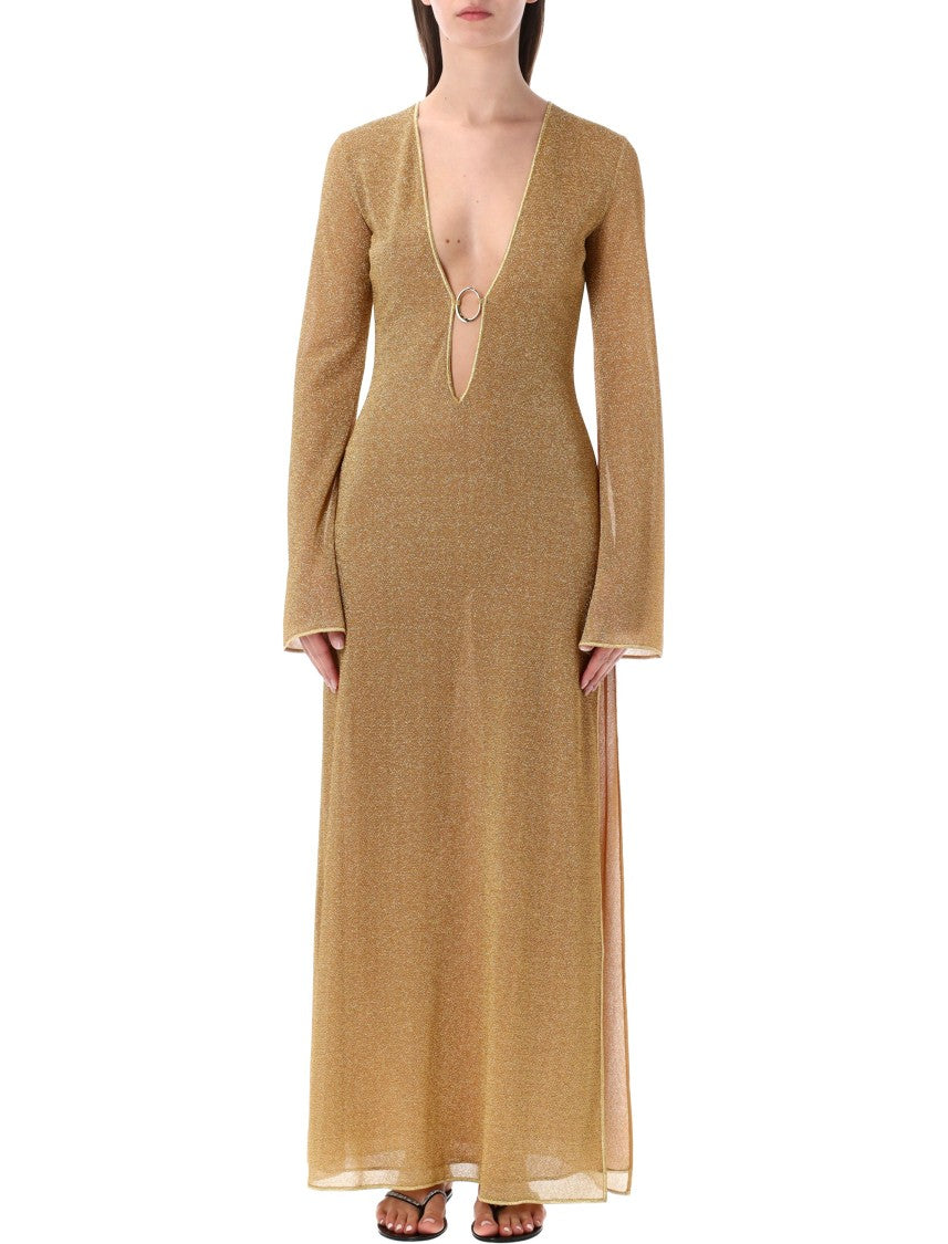 Oséree Lumiere O Long Kaftan Shimmer Copricostume