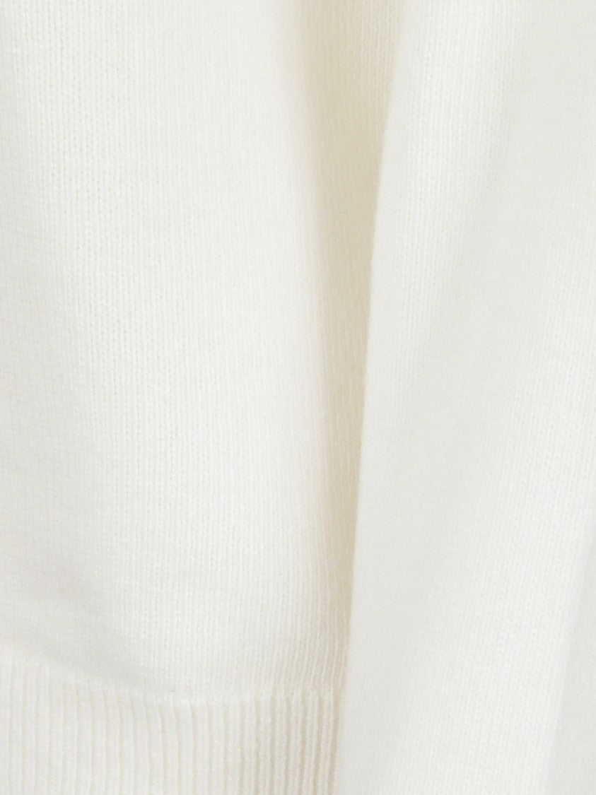 Mc2 Saint Barth Contemporary White Sweatshirt With Subtle Design Accents