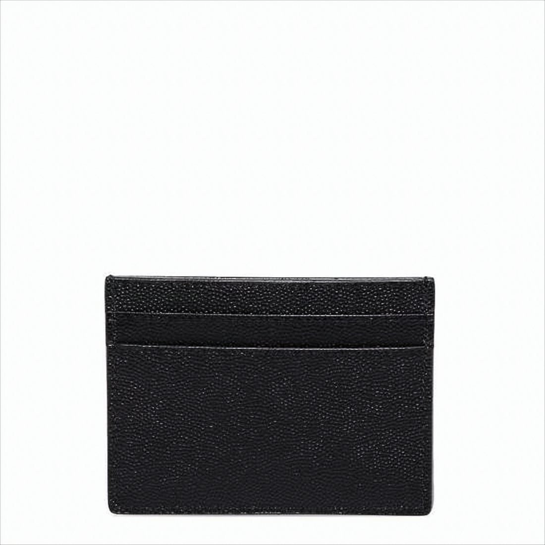 Saint Laurent Textured Calf Leather Card Wallet With Multiple Slots