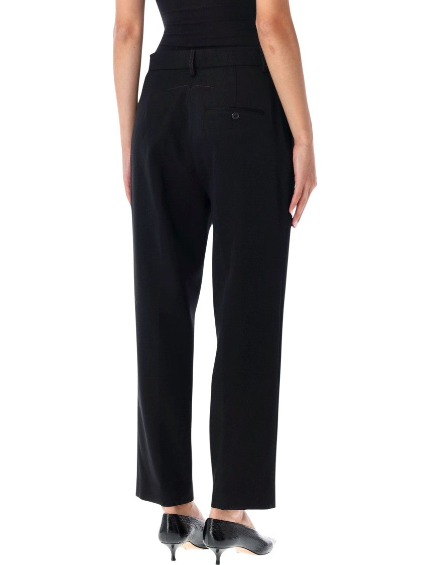 Lanvin Wool Cigarette Formal Pants