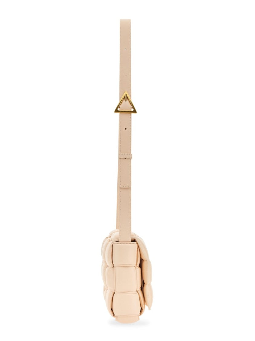 Bottega Veneta Quilted Leather Padded Cassette Bag With Adjustable Strap
