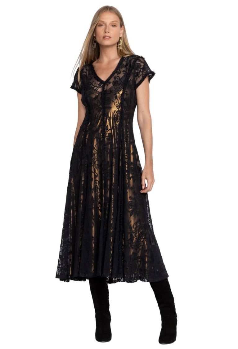 Johnny Was Dina Mesh Midi Dress - L37423-O