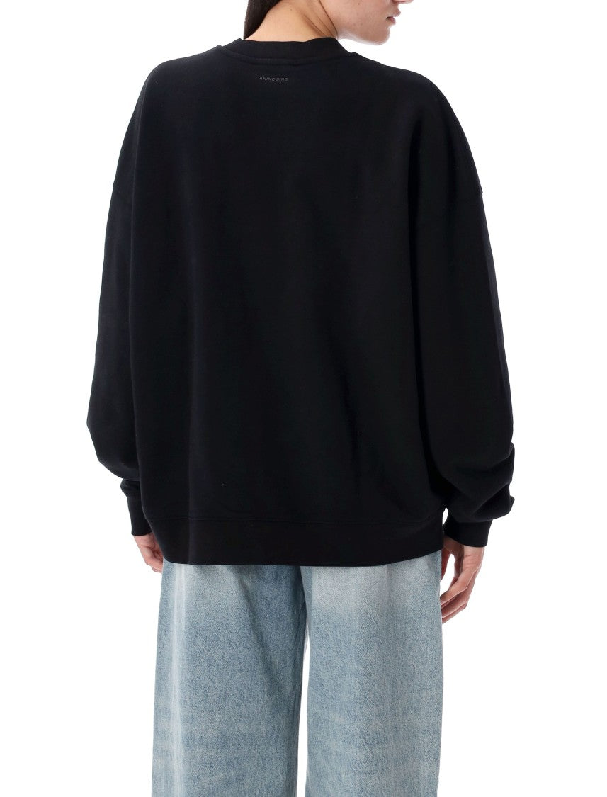 Anine Bing Miles Fleece Over Sweatshirt