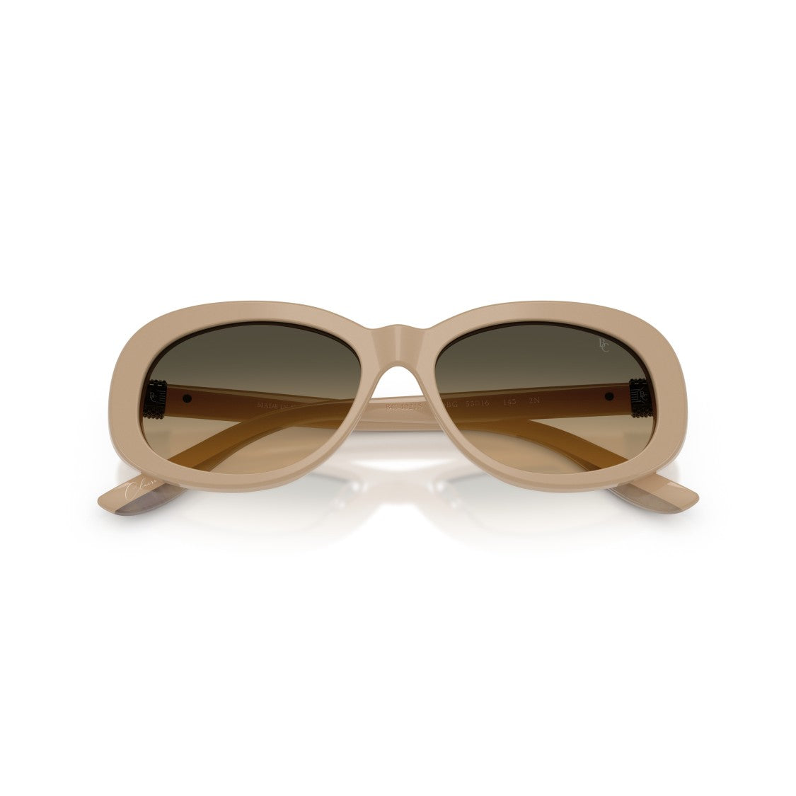 Brunello Cucinelli 0Bc4021s Rounded Rectangular Acetate Sunglasses With Gradient Lenses