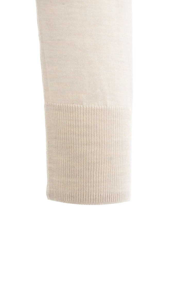 Paolo Pecora Fine Knit Sweater With Classic Crew Neckline