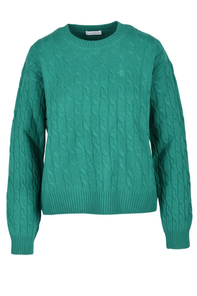 Ballantyne Crew Neck Sweater - Green