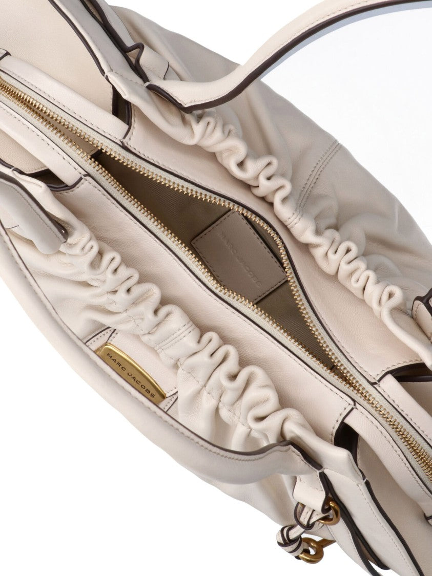Marc Jacobs Cream The Christina Gathered Shoulder Bag