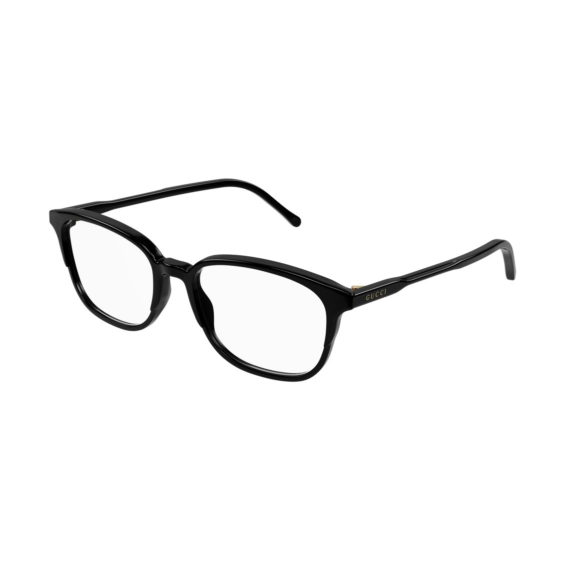 Gucci Gg1213o Glossy Black Acetate Square Frame Eyeglasses