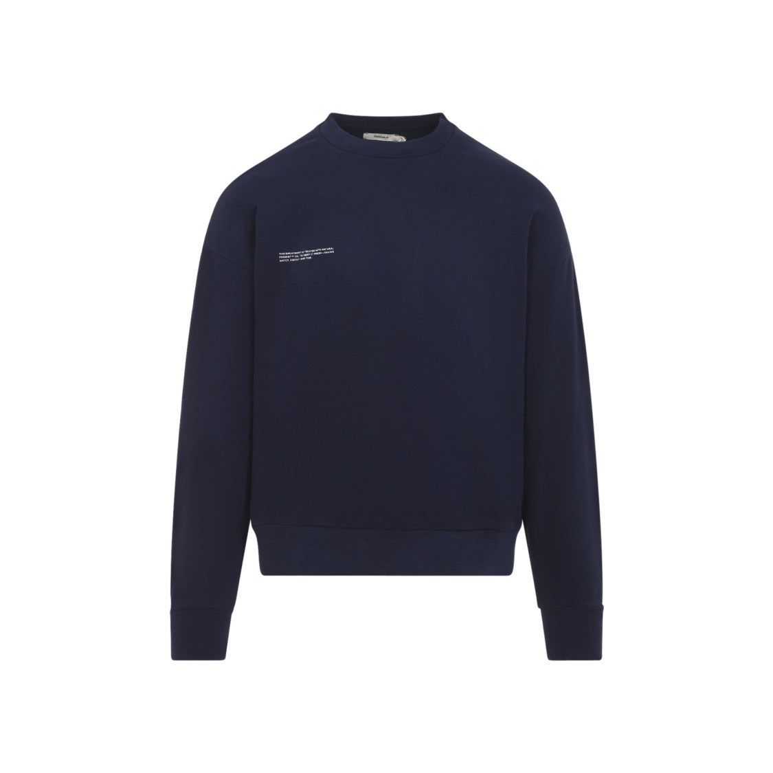 Pangaia Relaxed Fit Dark Navy Cotton Sweatshirt
