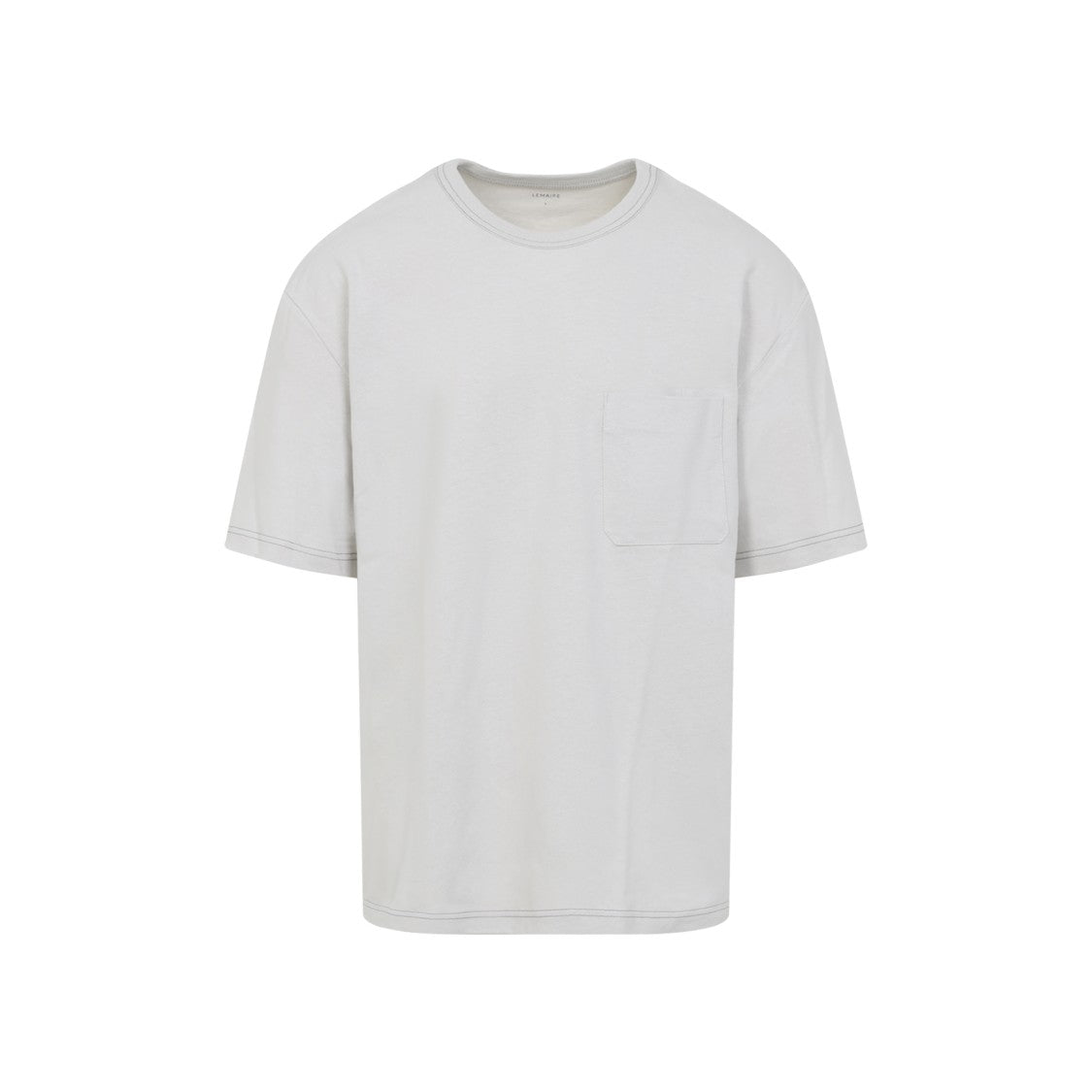 Lemaire Relaxed Fit Cotton-Linen T-Shirt With Minimalistic Detail