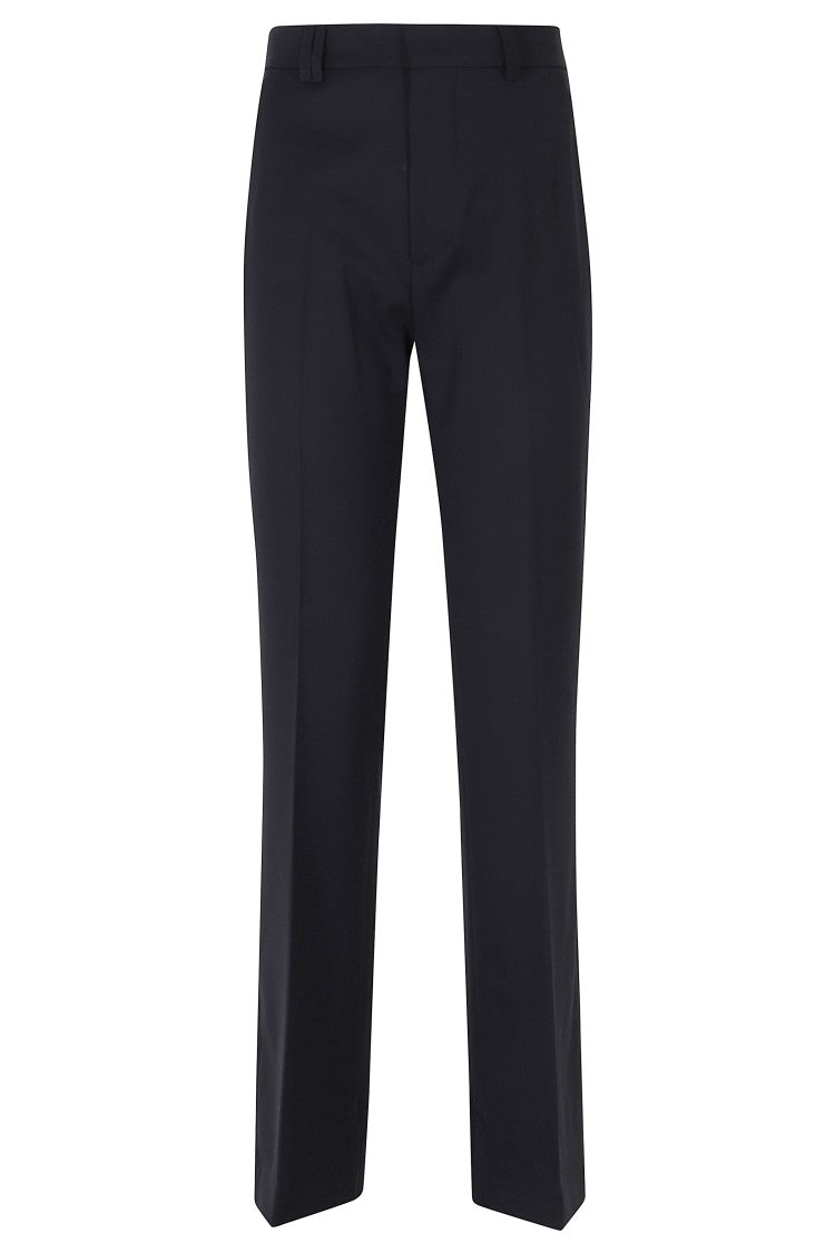 Seventy Blue Straight-Leg Tailored Wool-Blend Formal Pants