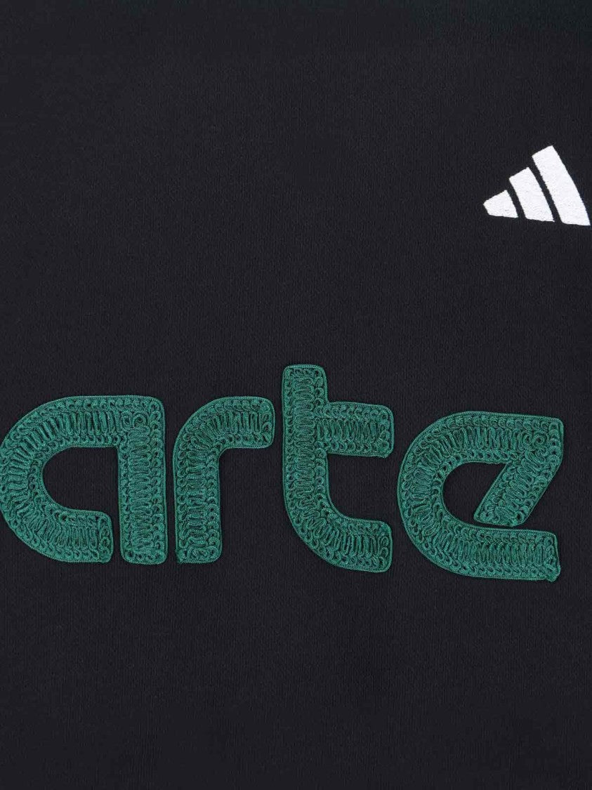 Adidas Black Logo Knit Sweatshirt