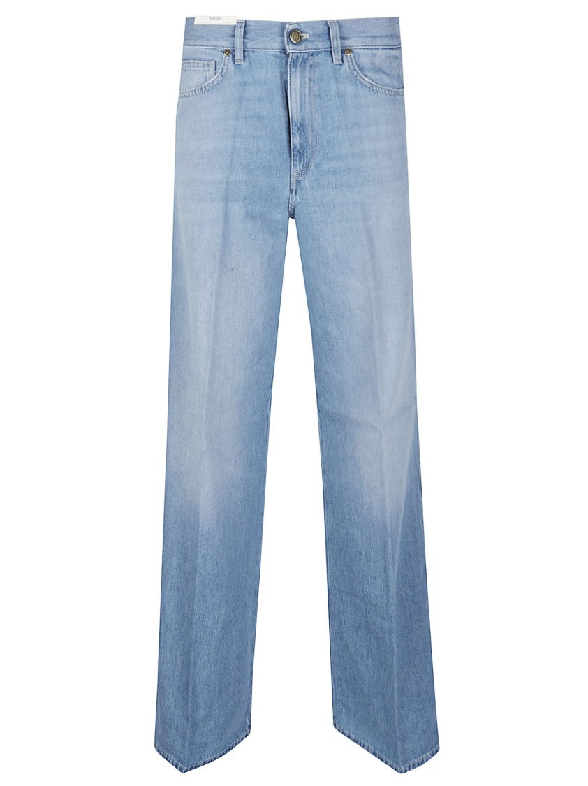 Pt Torino Light Blue Cindy Straight Leg Jeans
