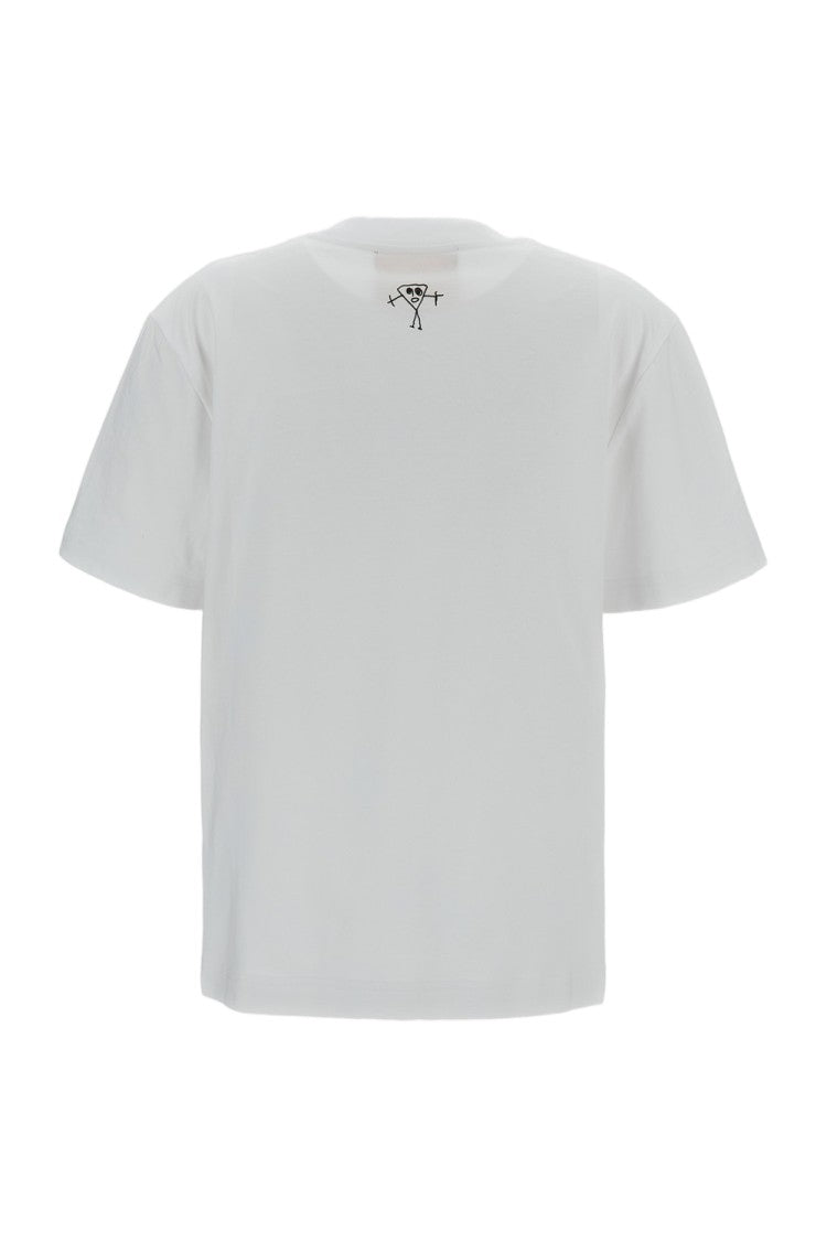 Plan C Relaxed Fit Cotton T-Shirt With Bold Graphic Print