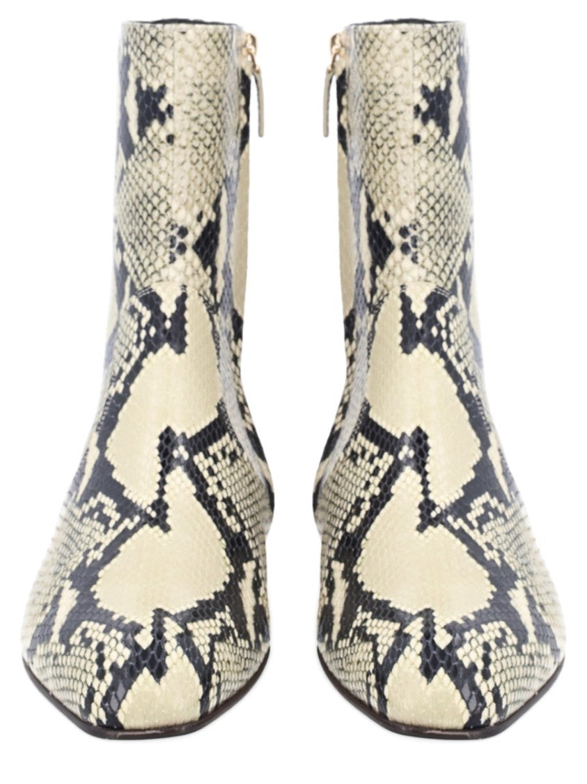 Khaite Colt Snakeskin Calf Leather Boots