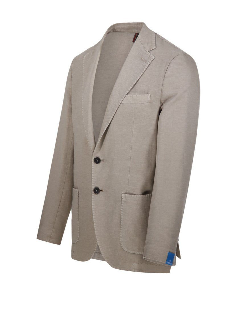 Santaniello Classic Tailored Jacket With Notched Lapel