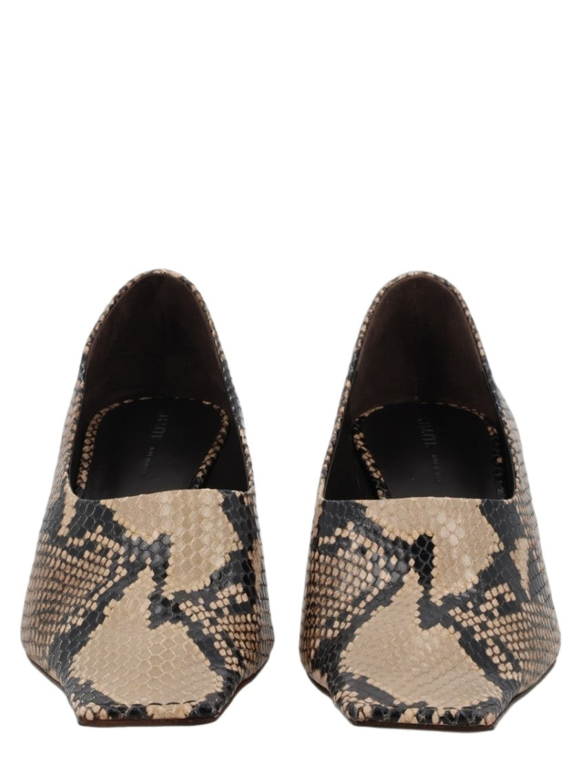 Khaite Marlene Pointed Toe Calfskin Pumps