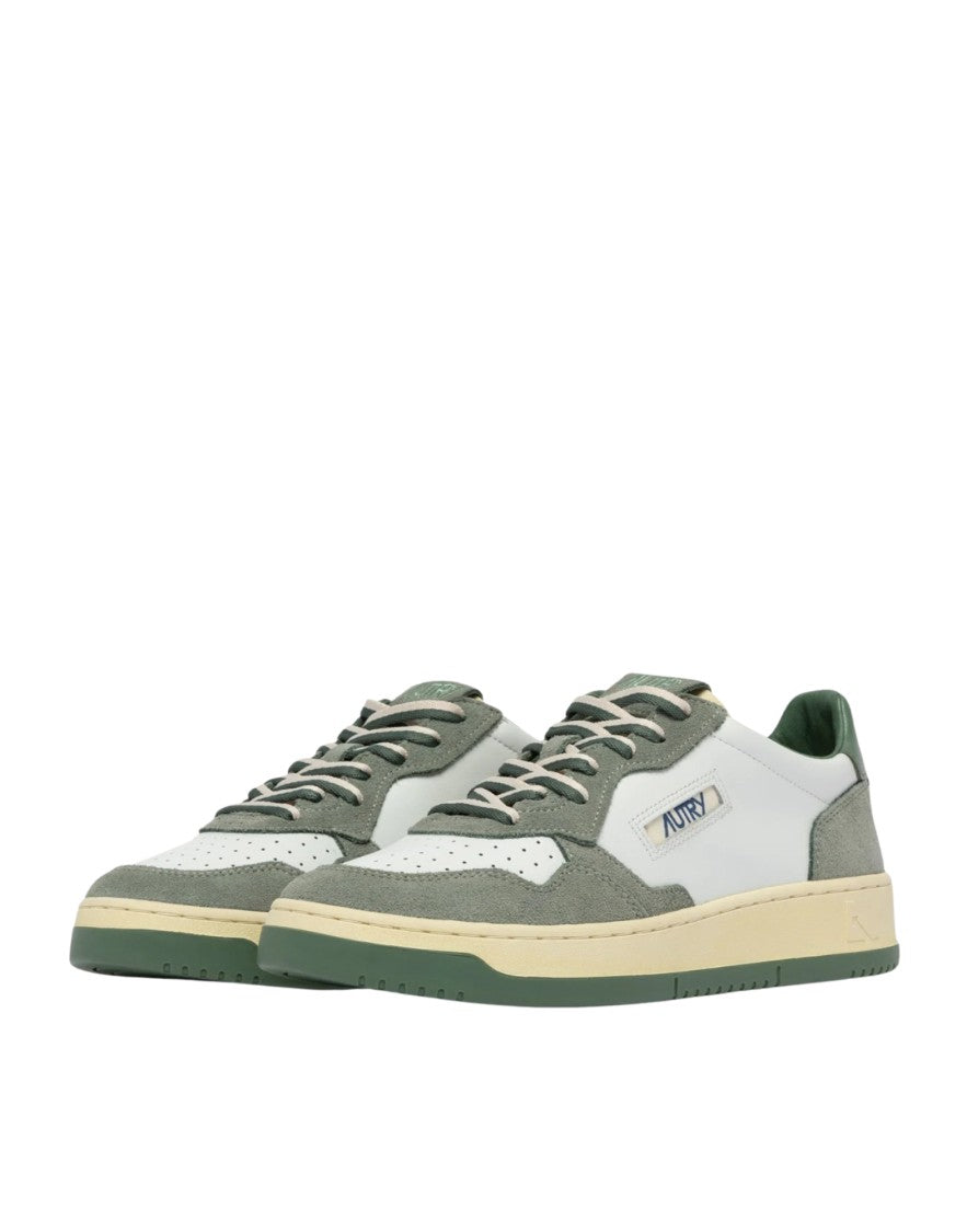 Autry Medalist Low Men’S White/Green Sneakers