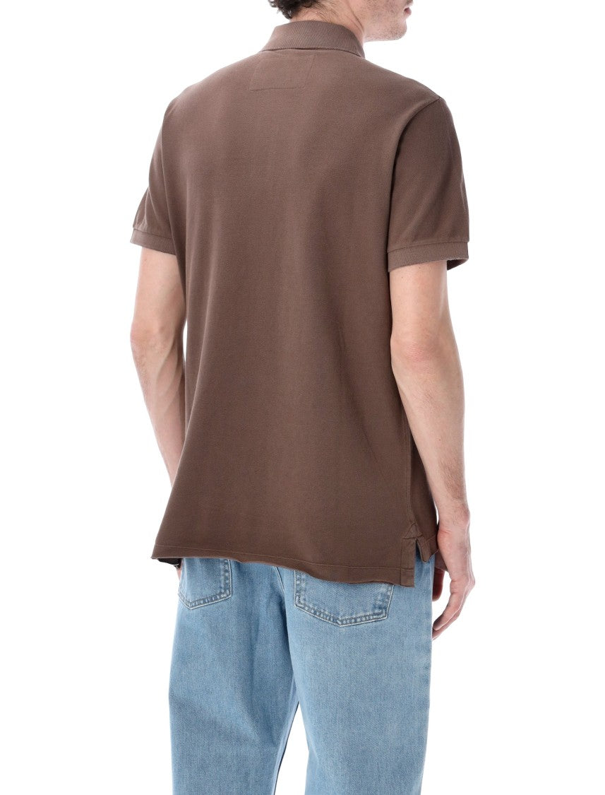 Erl Erl Distressed Cotton Pique Summer Polo
