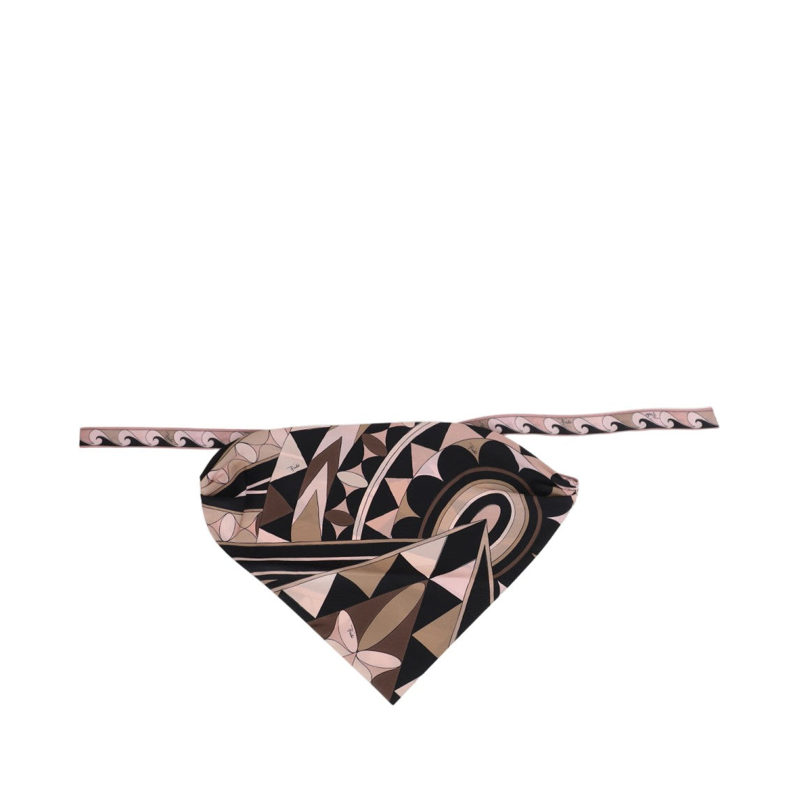Emilio Pucci Silk Bandana With All-Over Manuba Print