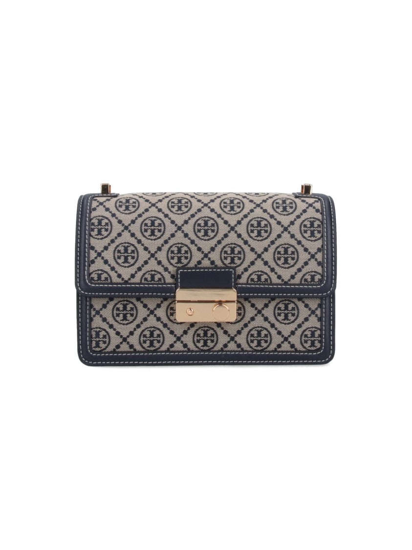 Tory Burch Structured Jacquard Shoulder Bag