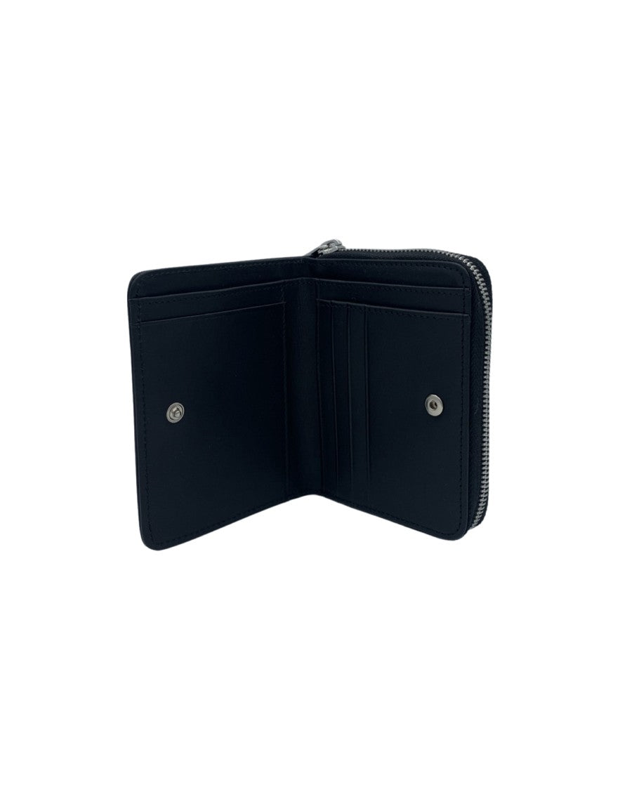 A.P.C. Black Zip Wallet With Smooth Finish