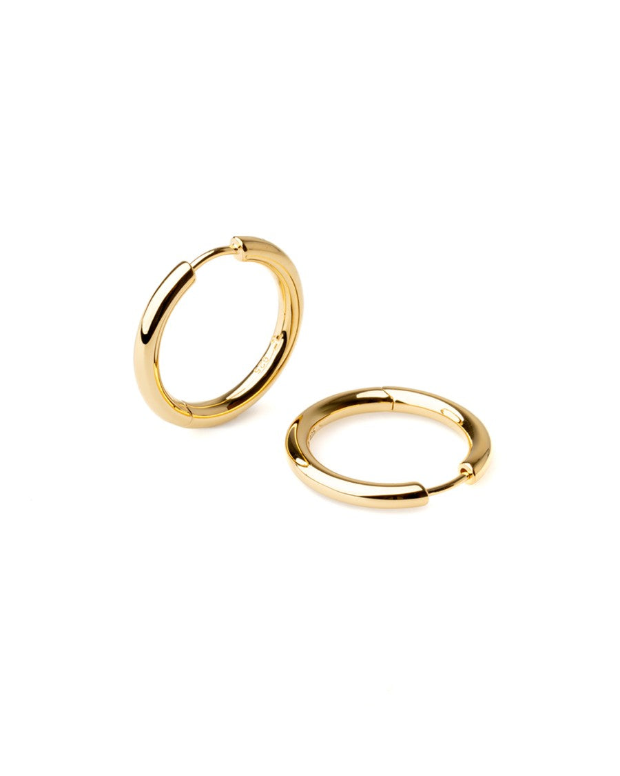 Tom Wood Classic Hoops Medium Gold