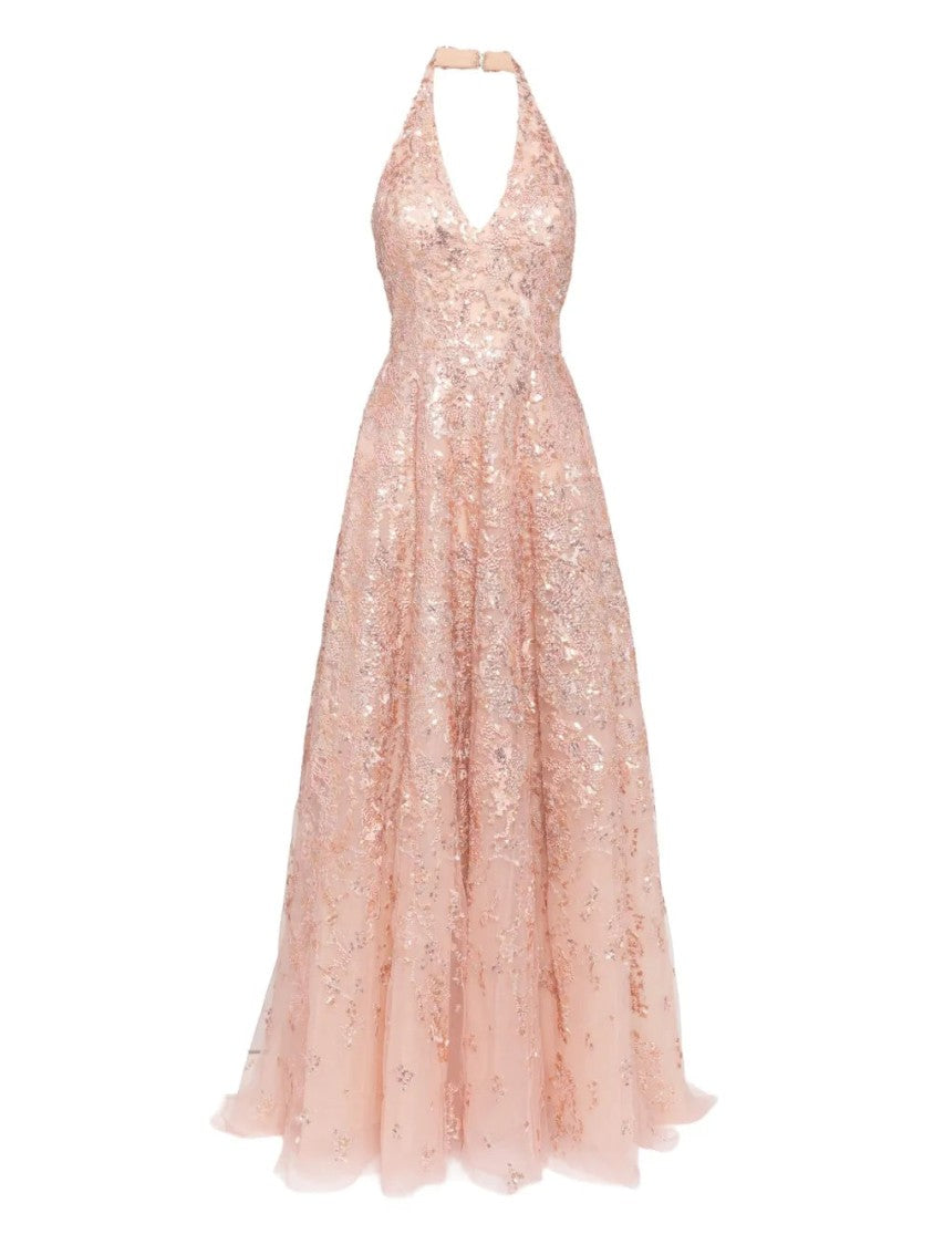 Saiid Kobeisy Embroidered Long Dress