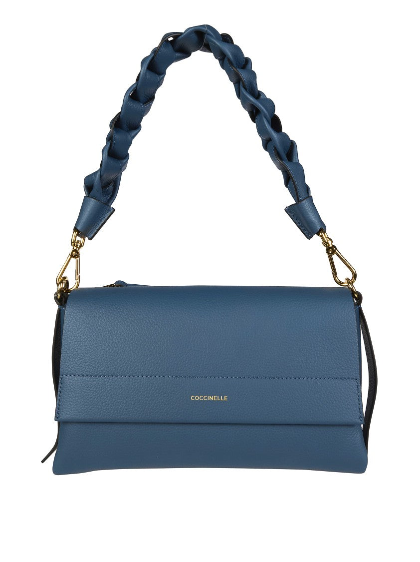 Coccinelle Boheme Grana Double Muted Blue Handbag