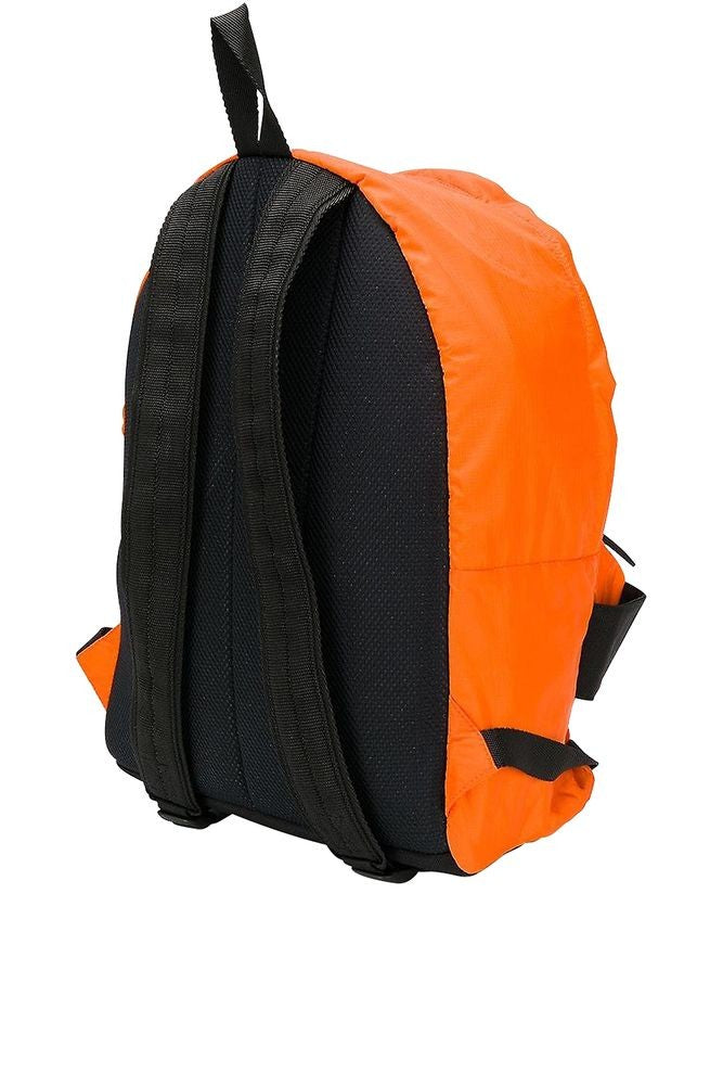 Heron Preston Orange Fabric Backpack With Adjustable Straps