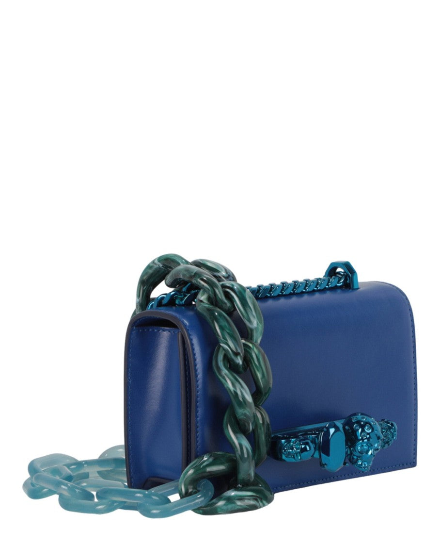Alexander Mcqueen Mini Jeweled Knuckle Shoulder Bag