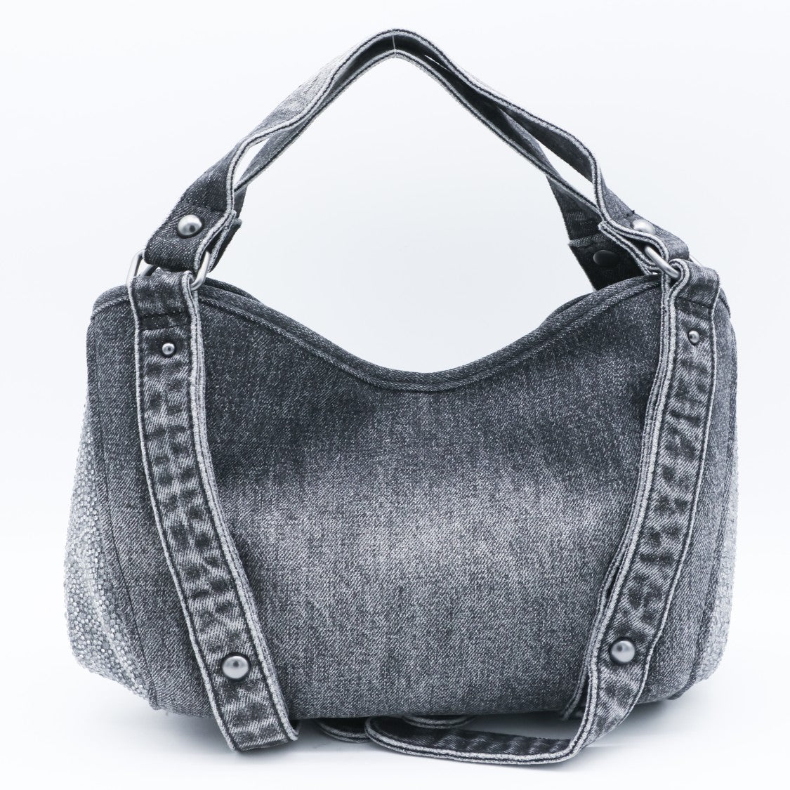 Diesel Textured Bag With Metal Buckles And Logo Detail