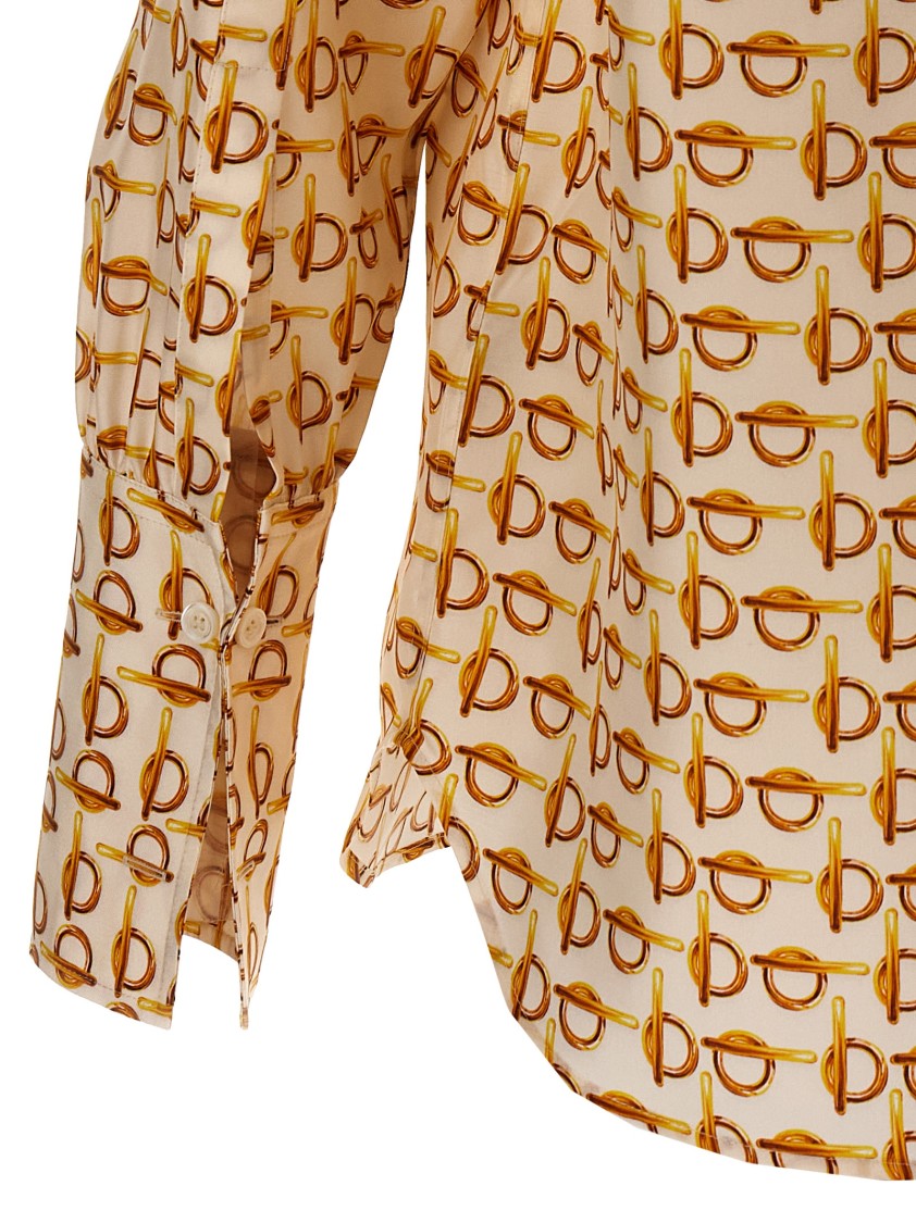 Burberry 'B' Silk Poplin Shirt