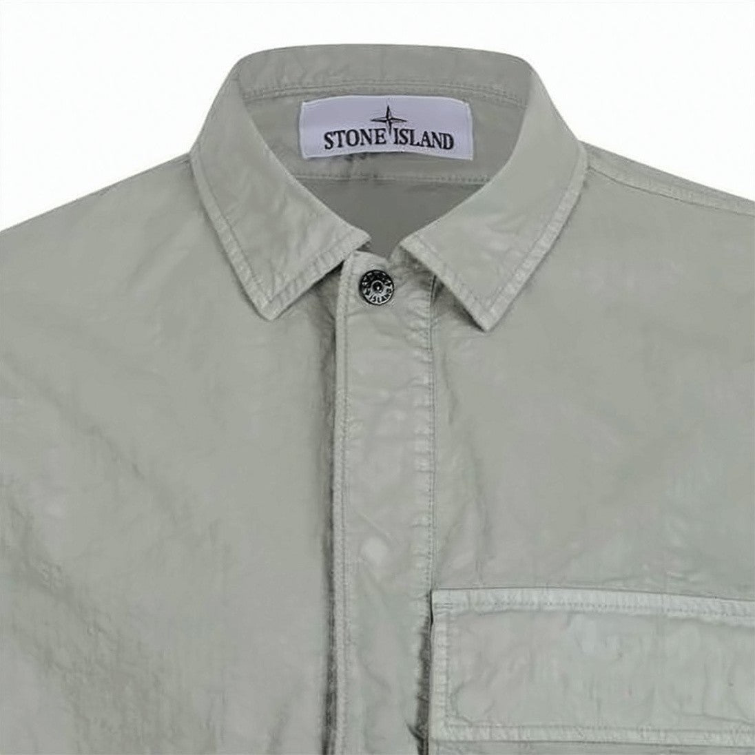 Stone Island Long-Sleeve Casual Shirt With Flap Pocket