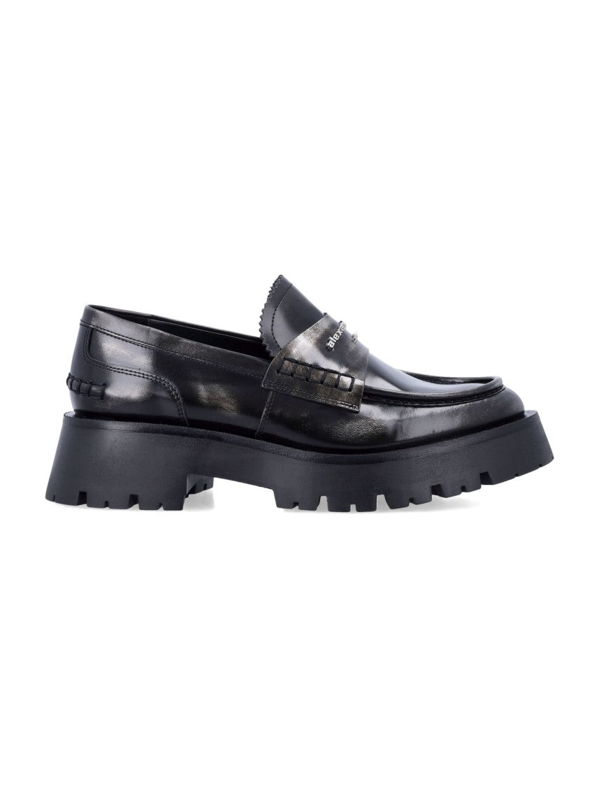 Alexander Wang Two-Tone Leather Loafers